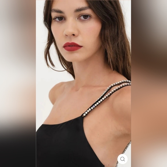 For Love and Lemons Elora Midi Black Dress Size Small - Picture 4 of 4